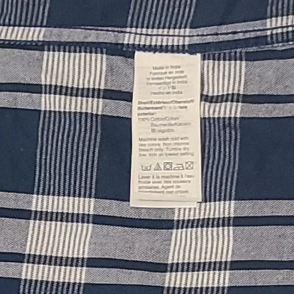 J. Crew Men's Plaid Long Sleeve Button Down Shirt SU
